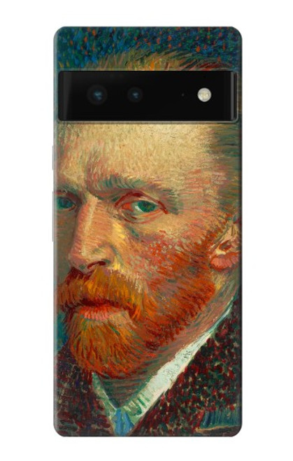 S3335 ヴィンセント・ヴァン・ゴッホ ポートレート Vincent Van Gogh Self Portrait Google Pixel 6 バックケース、フリップケース・カバー