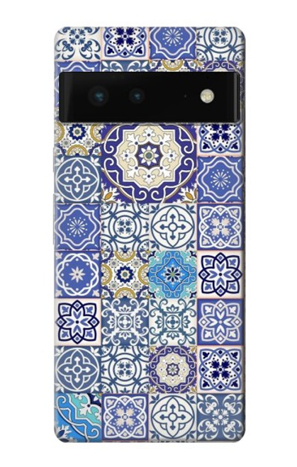 S3537 モロッコのモザイクパターン Moroccan Mosaic Pattern Google Pixel 6 バックケース、フリップケース・カバー