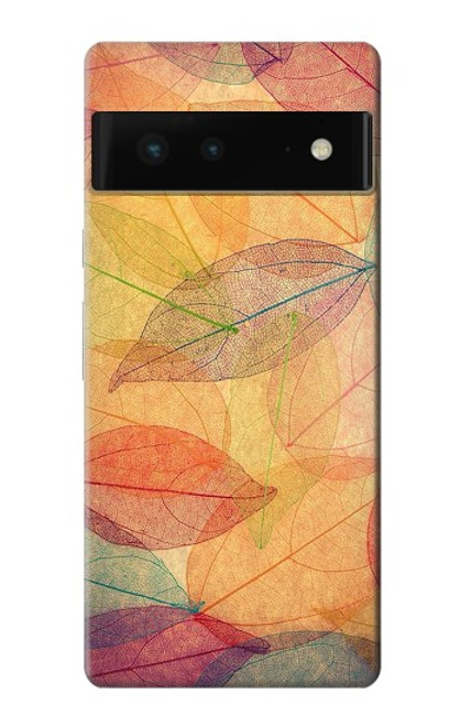 S3686 秋シーズン葉秋 Fall Season Leaf Autumn Google Pixel 6 バックケース、フリップケース・カバー