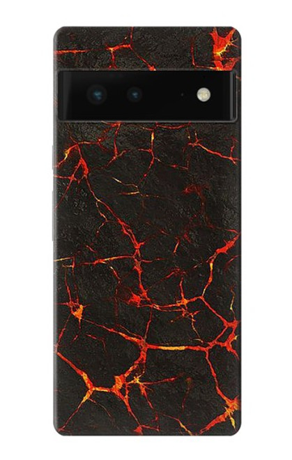 S3696 溶岩マグマ Lava Magma Google Pixel 6 バックケース、フリップケース・カバー