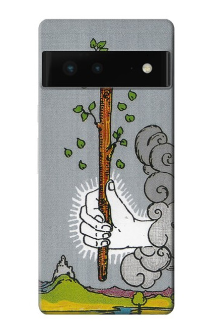 S3723 タロットカードワンドの時代 Tarot Card Age of Wands Google Pixel 6 バックケース、フリップケース・カバー