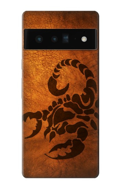 S0683 蠍のタトゥー Scorpion Tattoo Google Pixel 6 Pro バックケース、フリップケース・カバー