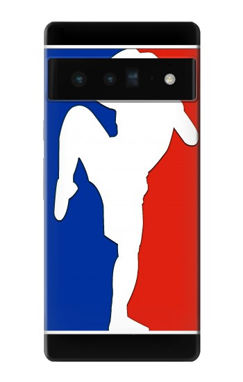 S2278 ムエタイキックボクシング格闘技武道ホワイト Muay Thai Kickboxing MMA Martial Art White Google Pixel 6 Pro バックケース、フリップケース・カバー