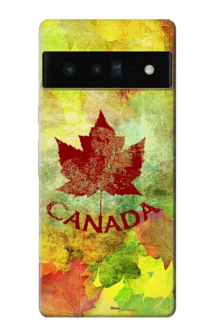 S2523 カナダ秋のメープルリーフ Canada Autumn Maple Leaf Google Pixel 6 Pro バックケース、フリップケース・カバー