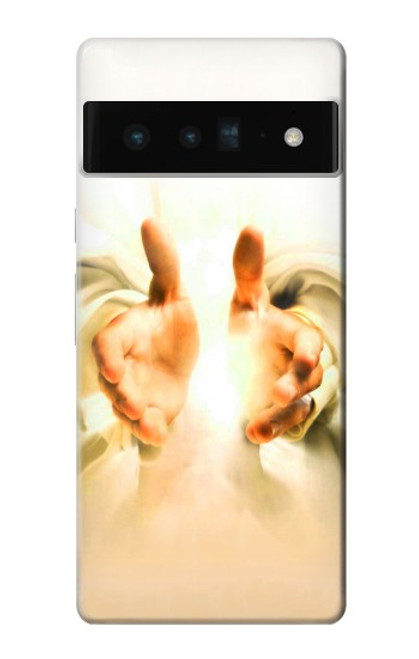 S2546 神の手 天国 Hand of God Heaven Google Pixel 6 Pro バックケース、フリップケース・カバー