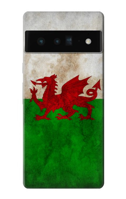 S2976 ウェールズサッカー Wales Football Soccer Red Dragon Flag Google Pixel 6 Pro バックケース、フリップケース・カバー