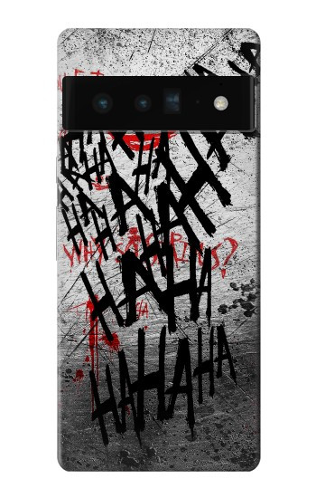 S3073 ジョーカー ハハハ・ブラッド・スプラッシュ Joker Hahaha Blood Splash Google Pixel 6 Pro バックケース、フリップケース・カバー