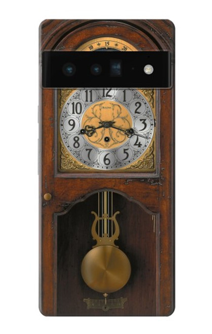 S3173 大きな古時計 Grandfather Clock Antique Wall Clock Google Pixel 6 Pro バックケース、フリップケース・カバー