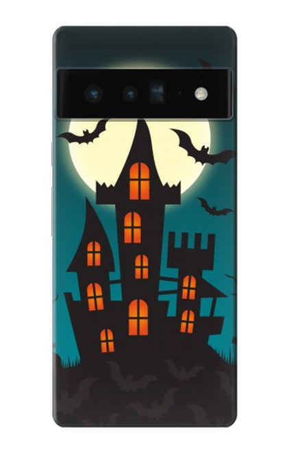 S3268 ハロウィンフェスティバル城 Halloween Festival Castle Google Pixel 6 Pro バックケース、フリップケース・カバー