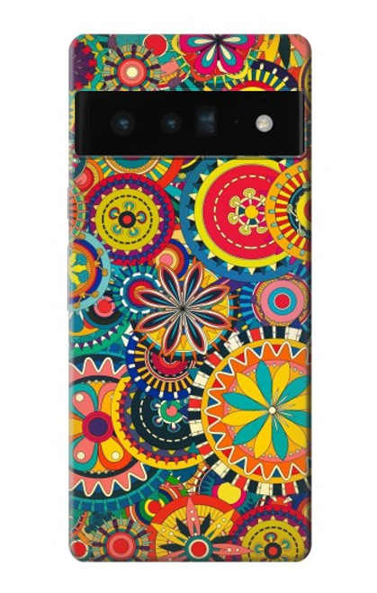 S3272 カラフルなパターン Colorful Pattern Google Pixel 6 Pro バックケース、フリップケース・カバー
