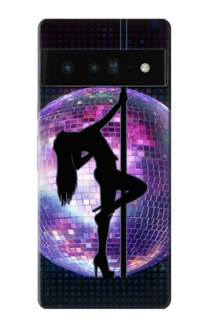 S3284 セクシーな女の子ディスコポールダンス Sexy Girl Disco Pole Dance Google Pixel 6 Pro バックケース、フリップケース・カバー