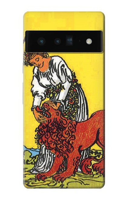 S3458 タロットカード 力 Strength Tarot Card Google Pixel 6 Pro バックケース、フリップケース・カバー