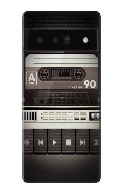 S3501 ビンテージカセットプレーヤー Vintage Cassette Player Google Pixel 6 Pro バックケース、フリップケース・カバー