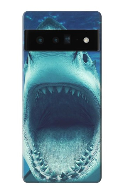 S3548 イタチザメ Tiger Shark Google Pixel 6 Pro バックケース、フリップケース・カバー