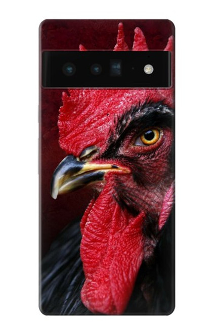 S3797 チキンオンドリ Chicken Rooster Google Pixel 6 Pro バックケース、フリップケース・カバー