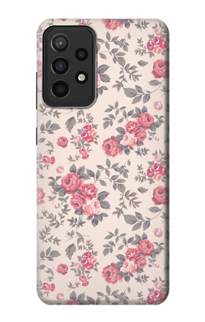 S3095 ヴィンテージ・バラ Vintage Rose Pattern Samsung Galaxy A52s 5G バックケース、フリップケース・カバー