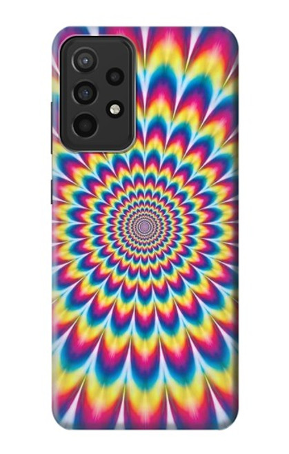 S3162 カラフルなサイケデリック Colorful Psychedelic Samsung Galaxy A52s 5G バックケース、フリップケース・カバー