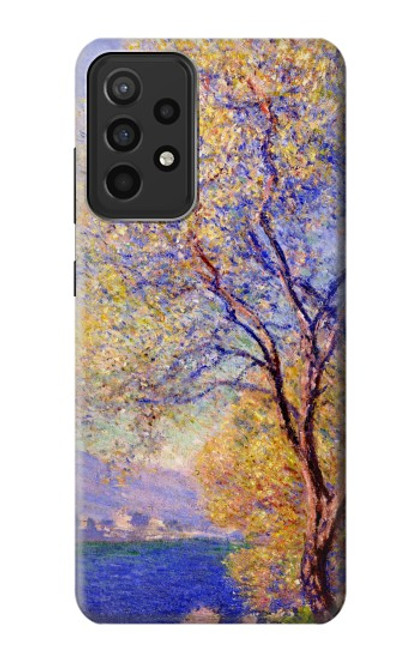 S3339 サリス・ガーデンから見たアンティーブ  クロード・モネ Claude Monet Antibes Seen from the Salis Gardens Samsung Galaxy A52s 5G バックケース、フリップケース・カバー