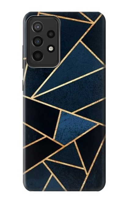 S3479 ネイビーブルーグラフィックアート Navy Blue Graphic Art Samsung Galaxy A52s 5G バックケース、フリップケース・カバー