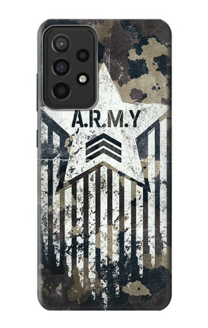 S3666 陸軍迷彩迷彩 Army Camo Camouflage Samsung Galaxy A52s 5G バックケース、フリップケース・カバー