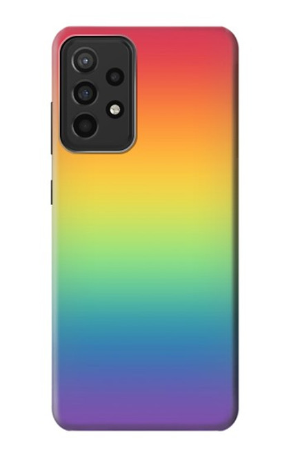 S3698 LGBTグラデーションプライドフラグ LGBT Gradient Pride Flag Samsung Galaxy A52s 5G バックケース、フリップケース・カバー