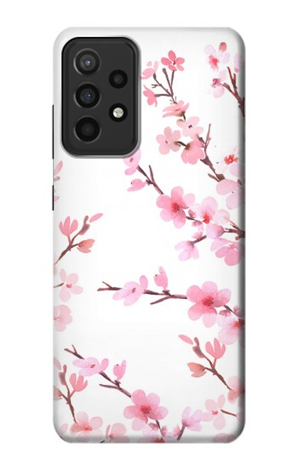 S3707 ピンクの桜の春の花 Pink Cherry Blossom Spring Flower Samsung Galaxy A52s 5G バックケース、フリップケース・カバー