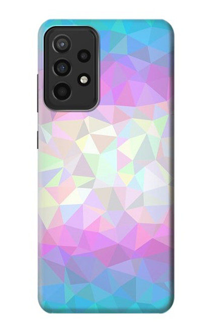 S3747 トランスフラッグポリゴン Trans Flag Polygon Samsung Galaxy A52s 5G バックケース、フリップケース・カバー