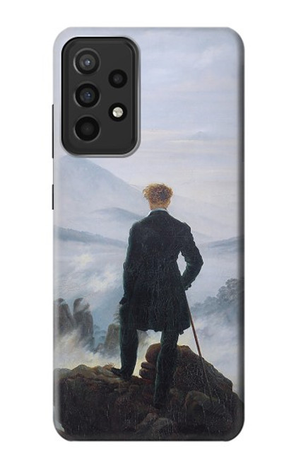 S3789 霧の海の上の放浪者 Wanderer above the Sea of Fog Samsung Galaxy A52s 5G バックケース、フリップケース・カバー