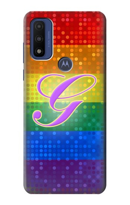 S2899 レインボーLGBTゲイプライド旗 Rainbow LGBT Gay Pride Flag Motorola G Pure バックケース、フリップケース・カバー