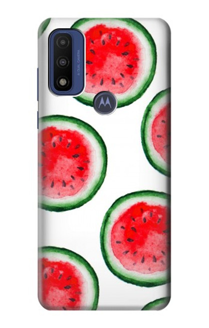 S3236 スイカパターン Watermelon Pattern Motorola G Pure バックケース、フリップケース・カバー