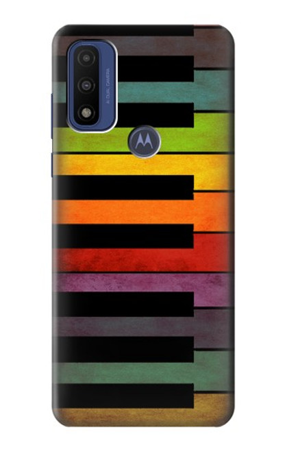 S3451 カラフルなピアノ Colorful Piano Motorola G Pure バックケース、フリップケース・カバー