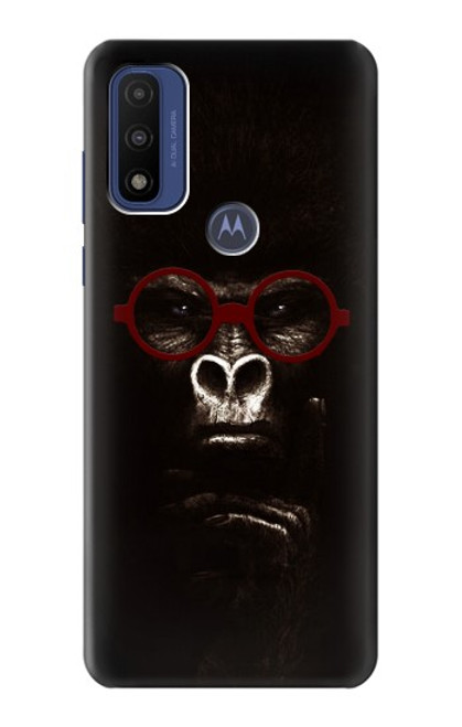 S3529 思考ゴリラ Thinking Gorilla Motorola G Pure バックケース、フリップケース・カバー