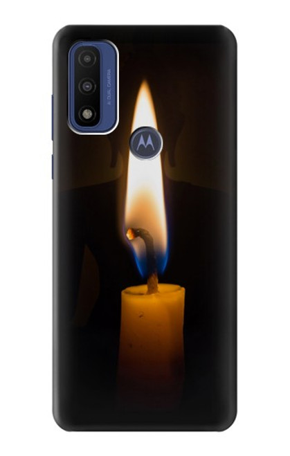 S3530 仏 Buddha Candle Burning Motorola G Pure バックケース、フリップケース・カバー