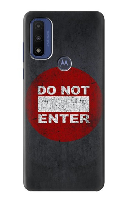 S3683 立入禁止 Do Not Enter Motorola G Pure バックケース、フリップケース・カバー