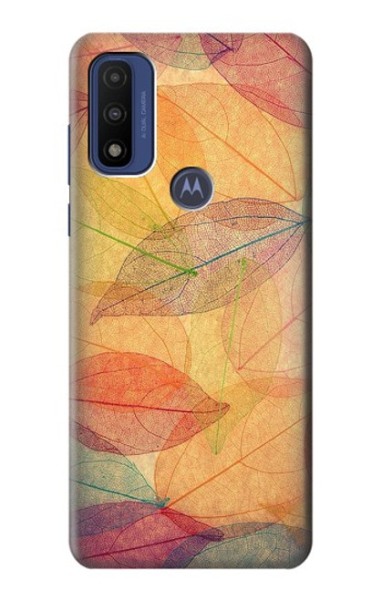 S3686 秋シーズン葉秋 Fall Season Leaf Autumn Motorola G Pure バックケース、フリップケース・カバー