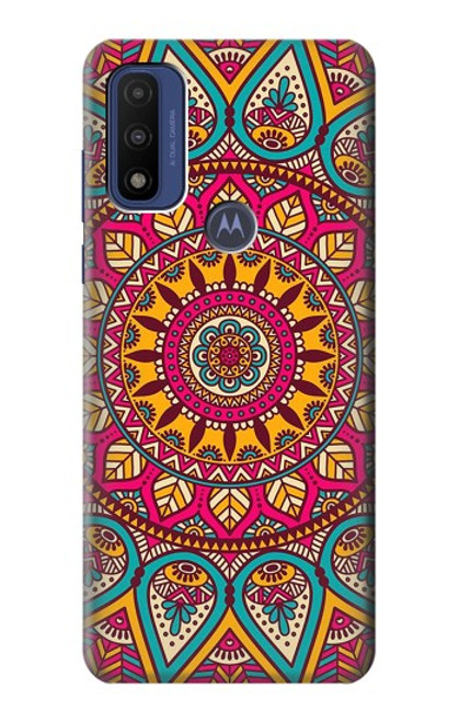 S3694 ヒッピーアートパターン Hippie Art Pattern Motorola G Pure バックケース、フリップケース・カバー