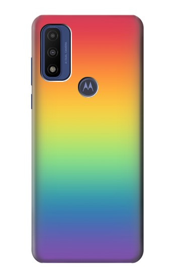 S3698 LGBTグラデーションプライドフラグ LGBT Gradient Pride Flag Motorola G Pure バックケース、フリップケース・カバー