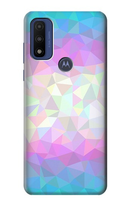 S3747 トランスフラッグポリゴン Trans Flag Polygon Motorola G Pure バックケース、フリップケース・カバー