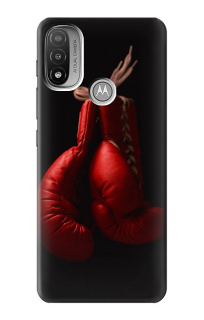 S1253 ボクシング グローブ Boxing Glove Motorola Moto E20,E30,E40  バックケース、フリップケース・カバー