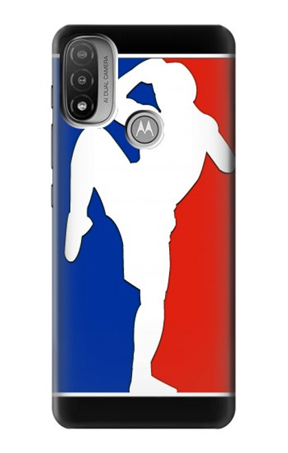 S2278 ムエタイキックボクシング格闘技武道ホワイト Muay Thai Kickboxing MMA Martial Art White Motorola Moto E20,E30,E40  バックケース、フリップケース・カバー