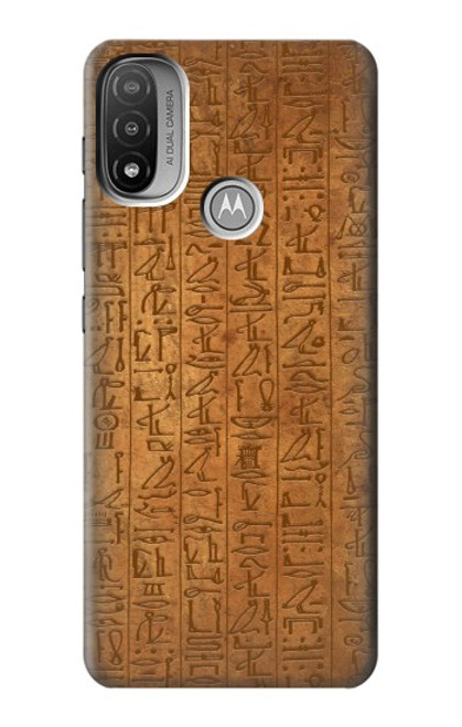 S2805 阿仁のエジプトの象形文字パピルス Egyptian Hierogylphics Papyrus of Ani Motorola Moto E20,E30,E40  バックケース、フリップケース・カバー