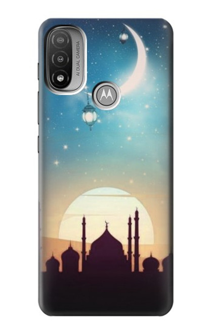 S3502 イスラムの夕日 Islamic Sunset Motorola Moto E20,E30,E40  バックケース、フリップケース・カバー