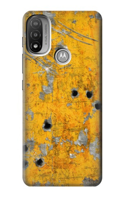 S3528 弾 黄色の金属 Bullet Rusting Yellow Metal Motorola Moto E20,E30,E40  バックケース、フリップケース・カバー