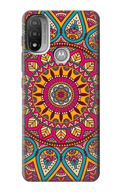 S3694 ヒッピーアートパターン Hippie Art Pattern Motorola Moto E20,E30,E40  バックケース、フリップケース・カバー