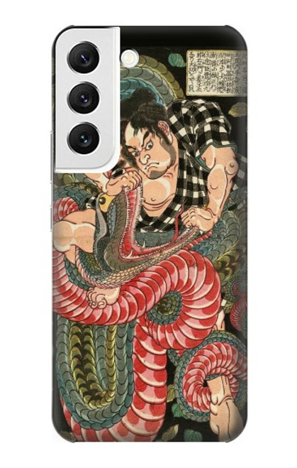 S2469 水滸伝 108 英雄たち 108 Heroes of Suikoden Saginoike Heikuro Samsung Galaxy S22 バックケース、フリップケース・カバー