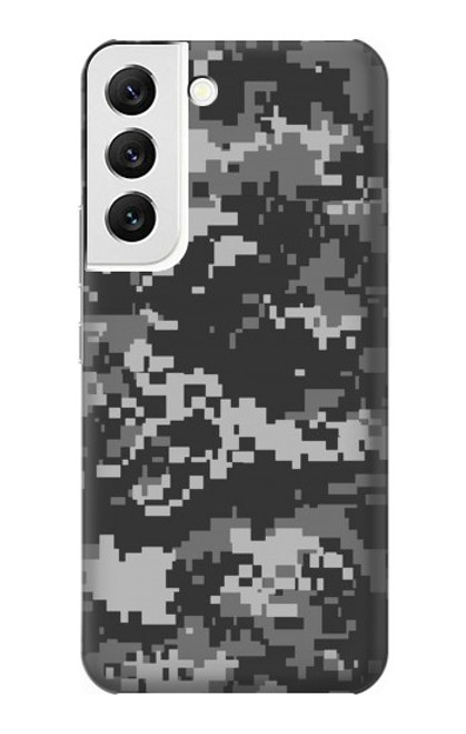 S3293 アーバンブラックカモ迷彩 Urban Black Camo Camouflage Samsung Galaxy S22 バックケース、フリップケース・カバー