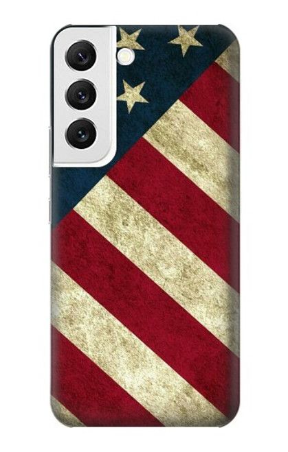 S3295 米国の国旗 US National Flag Samsung Galaxy S22 バックケース、フリップケース・カバー