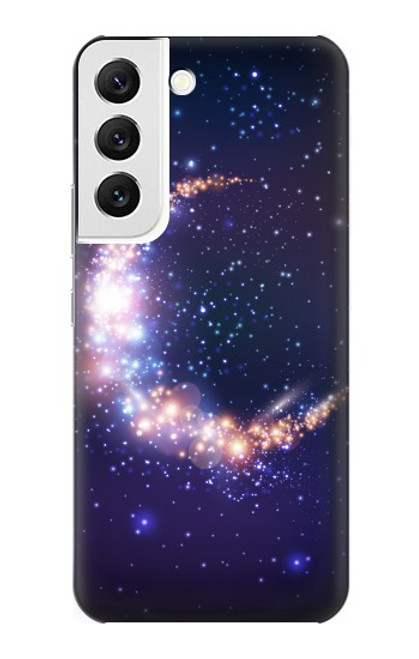 S3324 彎月・月・ギャラクシー Crescent Moon Galaxy Samsung Galaxy S22 バックケース、フリップケース・カバー