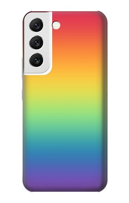 S3698 LGBTグラデーションプライドフラグ LGBT Gradient Pride Flag Samsung Galaxy S22 バックケース、フリップケース・カバー