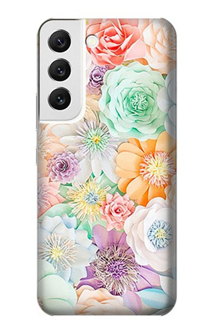 S3705 パステルフローラルフラワー Pastel Floral Flower Samsung Galaxy S22 バックケース、フリップケース・カバー